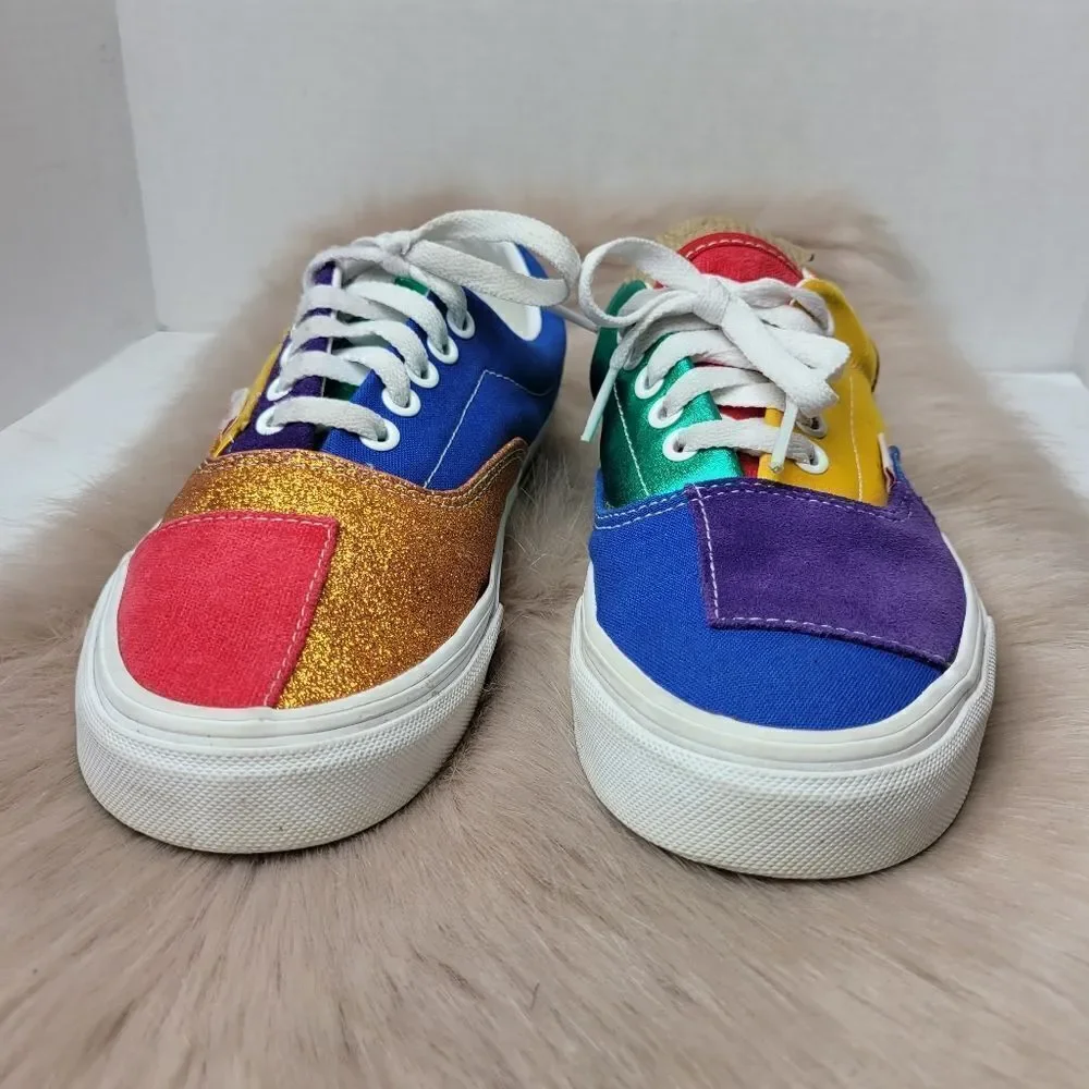 Vans Era Off the Wall Colorblock Sneakers Pride Colorful Sneaker Shoes Size 8
